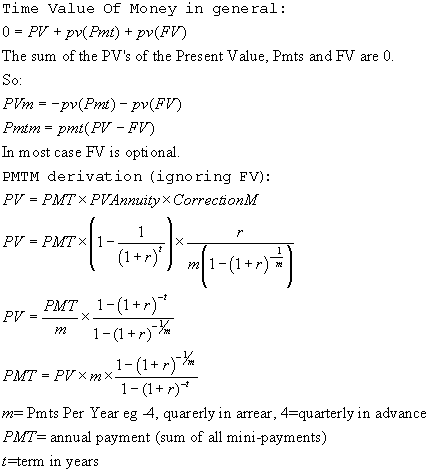 fv formula